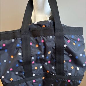 LeSportsac Black Polka Dot Women's Bag